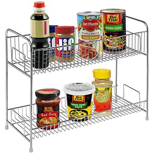 Stainless Steel 2 Tier Spice Jars / Condiment Bottles / Canned Food