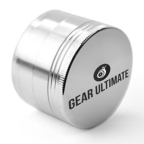 Gear Ultimate Herb Grinder, Large 2.5 Inch 4 Piece Anodized Aluminum