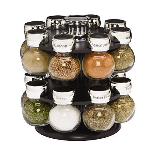 Kamenstein Ellington 16Jar Revolving Spice Rack with Free Spice