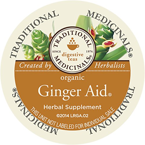 Traditional Medicinals Organic Ginger Aid Tea, Single Serve Cups for