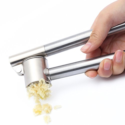 WAMDER Garlic Press,Stainless Steel Epicurean Professional Garlic Press/Mincer/Crusher/Chopper