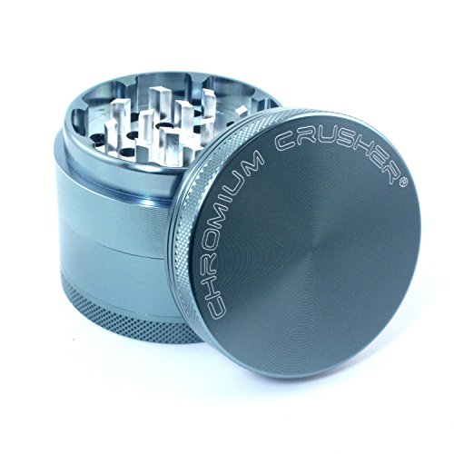 Chromium Crusher 2 Inch 4 Piece Tobacco Spice Herb Grinder - Light Blue ...