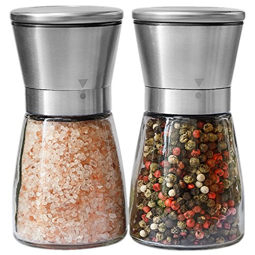 ONE DAY SALE - Salt and Pepper Grinder Set for Professional Chef | Best ...